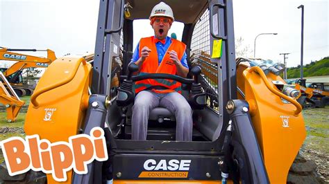 blippi videos skid steer|blippi youtube dump truck.